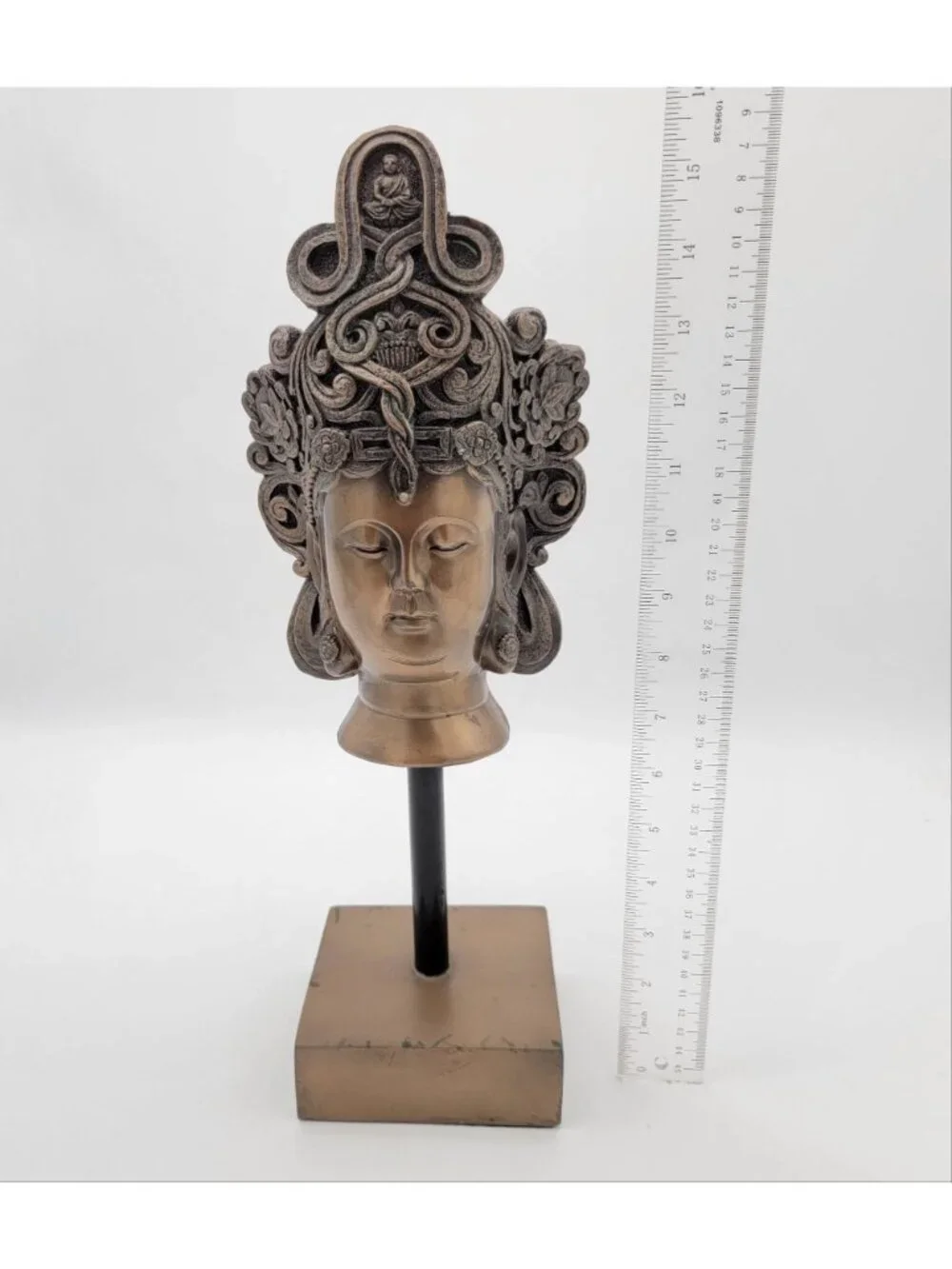 Pedestal Head Bust of Quan Yin The Goddess Of Mercy